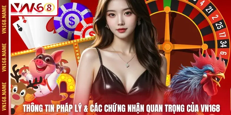Thông tin pháp lý & các chứng nhận quan trọng của VN168